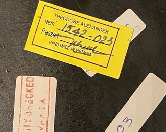 THEODORE ALEXANDER Wood Turned Ginger Vase