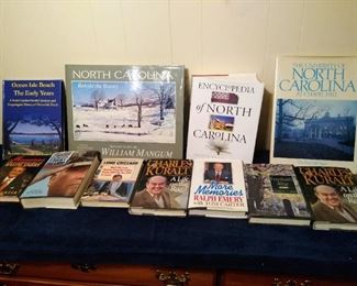 Local books - UNC & Ocean Isle books pulled by family