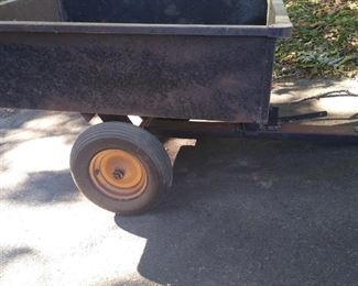 Pull cart with dump bed