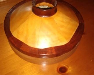 Signed wooden bowl