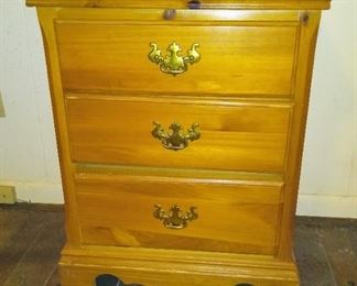 Three drawer nightstand 