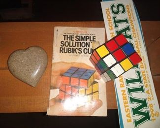 Rubik's cube and "cheat book"
