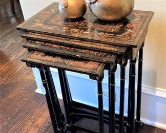 Antique Asian stack tables