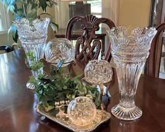 Vases and rose bowls