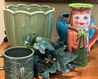 Vintage ceramic lady vase - Susan Paley by Ganz