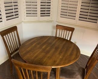 dining table with 4 chairs
