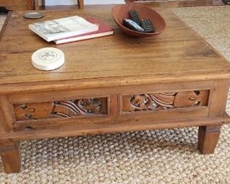 Solid teakwood cocktail table 
Only $250.