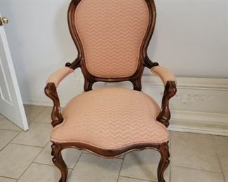 Victorian Gentleman's Parlor Chair. American c. 1870.