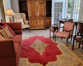 Semi Antique Wool Carpet 10'x12'. Persian. 