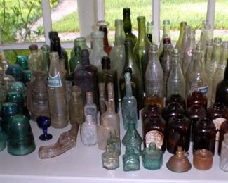 lots of bottles 