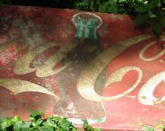 Vintage coca cola sigh