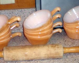 Vintage Anchor Hocking ovenware CopperTint