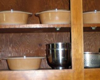 Vintage Anchor Hocking ovenware CopperTint