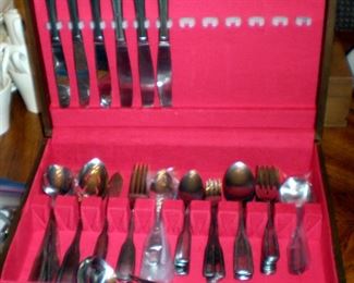 Stainless by Salem service for 6