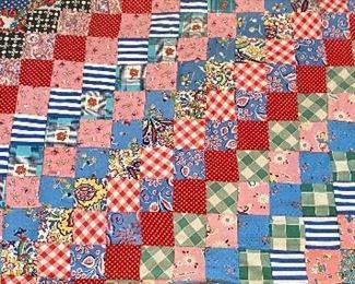 This is a vintage quilt top only 