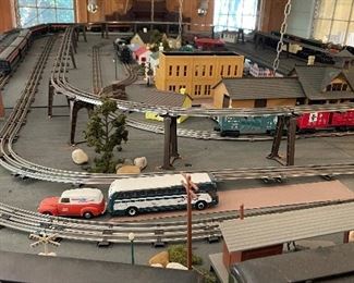 HUGE MODEL TRAIN SETUP/DISPLAY