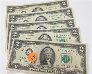 $2 bills