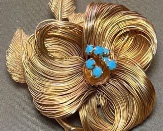 Apple Blossom Brooch