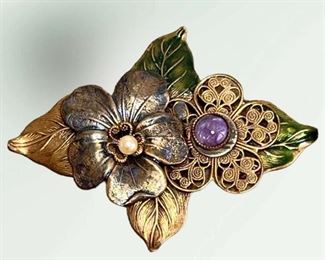 Floral Theme Brooch
