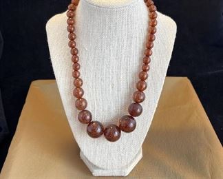 Root Beer Confetti Necklace