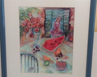 Summer Picnic/ Vibrant Medium / Signed by Artist
