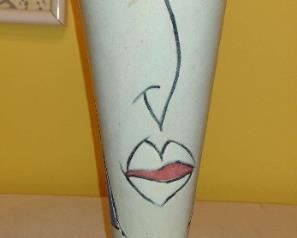 D. Wharton Face Vase 17'H