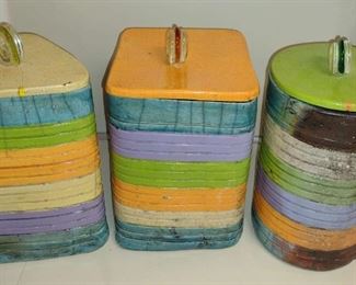 D. Wharton Pottery Canister Set