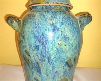 G. Miller Pottery Urn / Dumas Ar. 8"W x 13"H