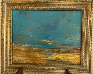 Original Artwork Signed By Artist C. Beck Framed