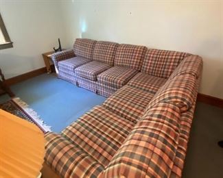 Highland House two piece sectional sofa.  Very comfortable-very good condition!