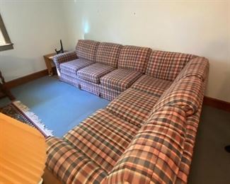 Highland House two piece sectional sofa. Very comfortable-very good condition!