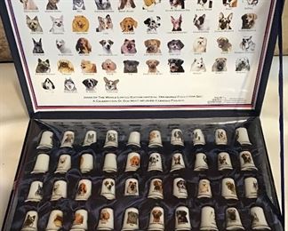 02Dog Theme Collectible Thimbles