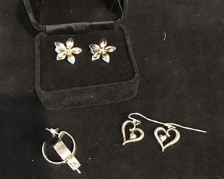 James Avery Silver Earrings