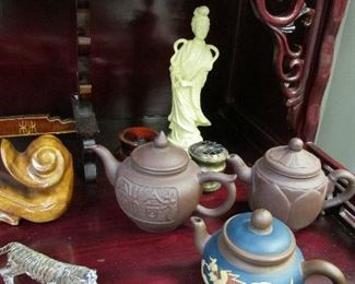 Clay teapots