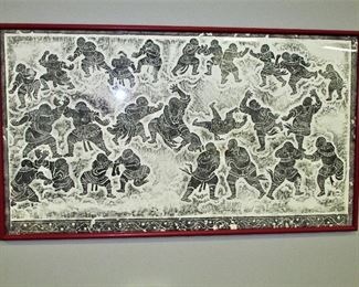 Monks in Training Shaolin Temple rubbing