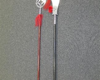 Gold coin spear & Kwan Dao