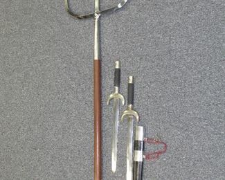 Combat steel Tiger fork & double daggers