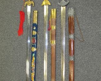 Cloisonne sword & combat swords