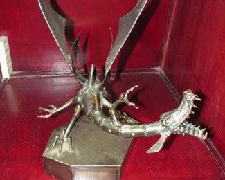 Welded Dragon sculpture