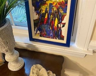 Early Andy Lakey mud painting.