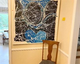 Huge Andy Lakey painting.