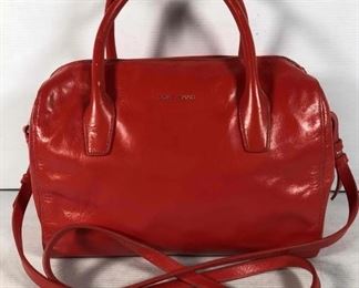 Cole haan Womens Red Leather double handle shoulder handbag small handles poor and needs conditioning $35
Bin #19 