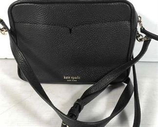 Kate Spade New York women's black leather Jessica strap cross body bag small $60
Bin#19