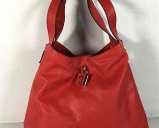 Vince kamuta women's red leather expandable pocket snap large shoulder handbag faint bottom edges leather and inside nice $60
Bin#8