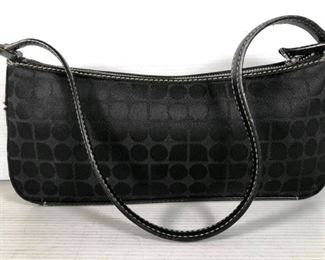 Kate Spade small black Jacquard canvas shoulder handbag lint otherwise new $30
Bin#8