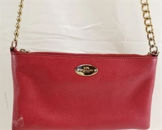Coach Ted leather purse 