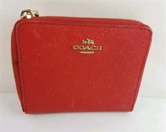 Coach small wallet/wristlet  $25
With authenticity 
Bin#7
