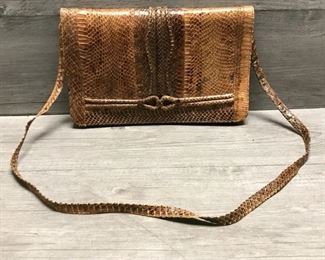 Genuine snakeskin small with minimum ware and imperfections $40
Bin#7
