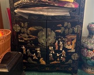 Chinese Cabinet with Mother of Pearl