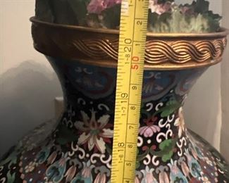 Cloissone Vase 21" High